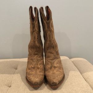 Dan Post Leather Cowboy Boots Size 6